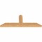 Ekena Millwork Portland Smooth Timber Gable Bracket, Western Red Cedar, 60"W x 22"H x 3 1/2"D x 5 1/2"F, 9/12 Pitch GBW060X22X0406POR00SWR - alternate 2